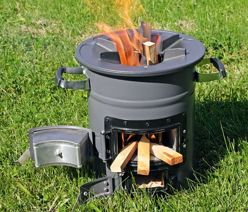 Rocket Stove für Dutch Oven Campingofen Raketenofen Ecozoom Jet 